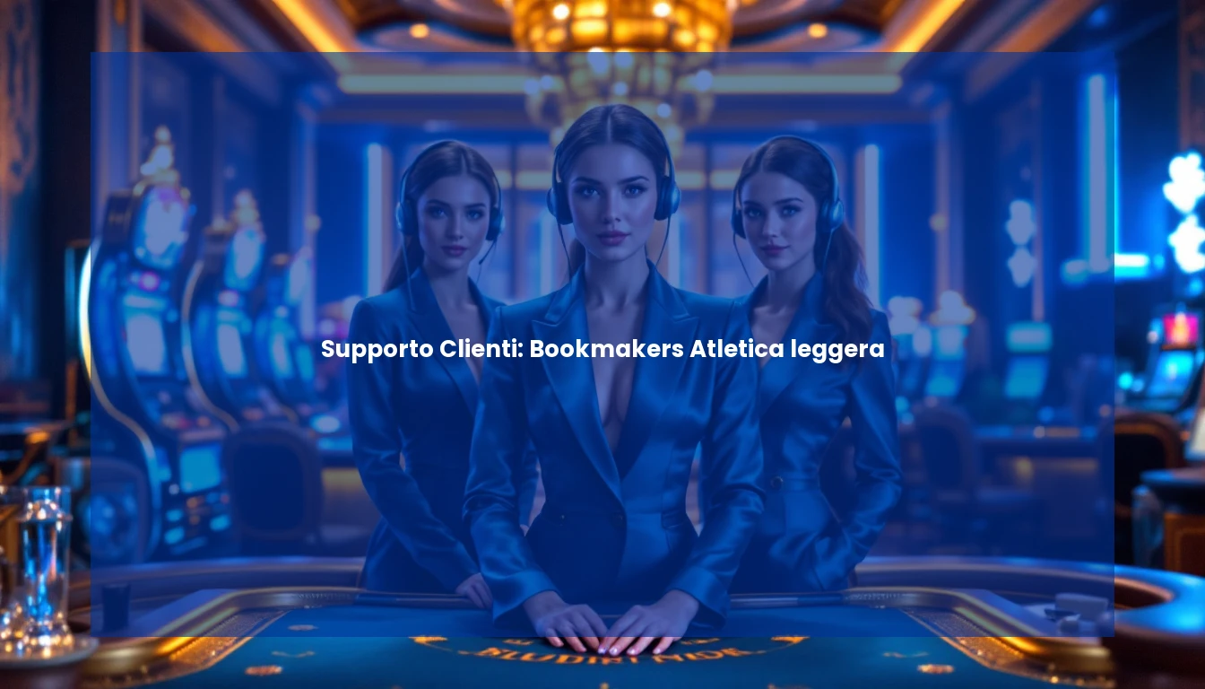 Supporto Clienti: Bookmakers Atletica leggera