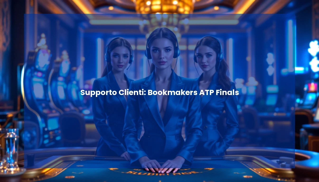 Supporto Clienti: Bookmakers ATP Finals