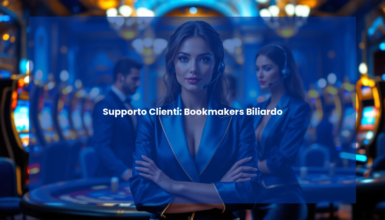 Supporto Clienti: Bookmakers Biliardo