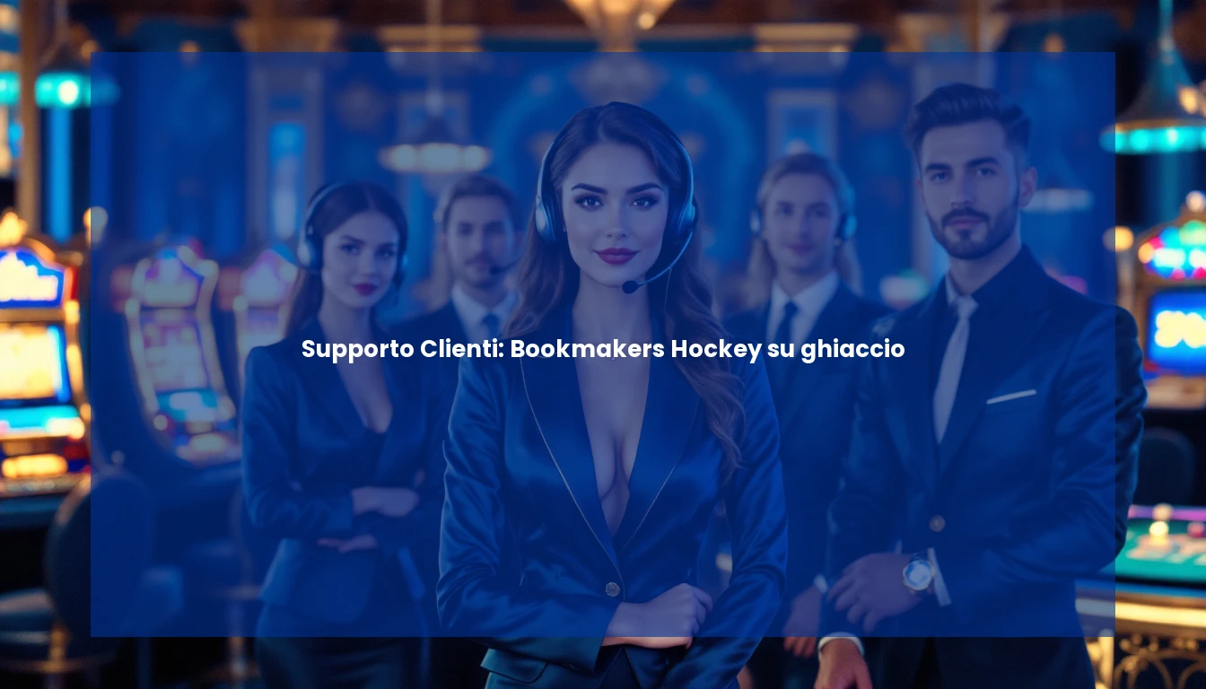 Supporto Clienti: Bookmakers Hockey su ghiaccio