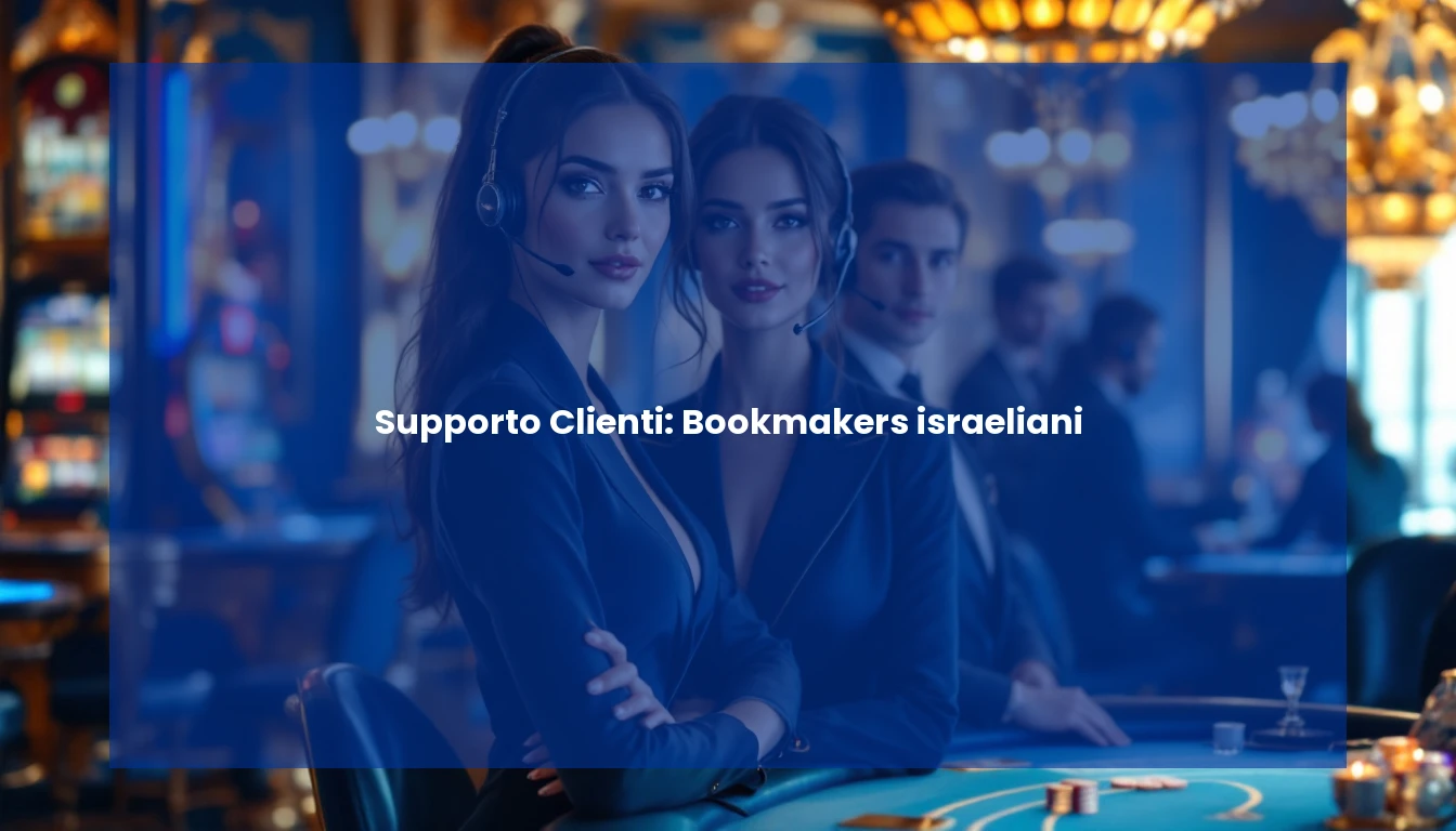 Supporto Clienti: Bookmakers israeliani