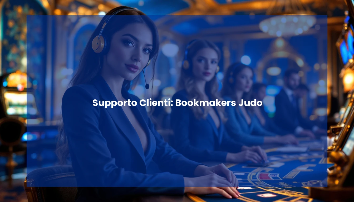 Supporto Clienti: Bookmakers Judo