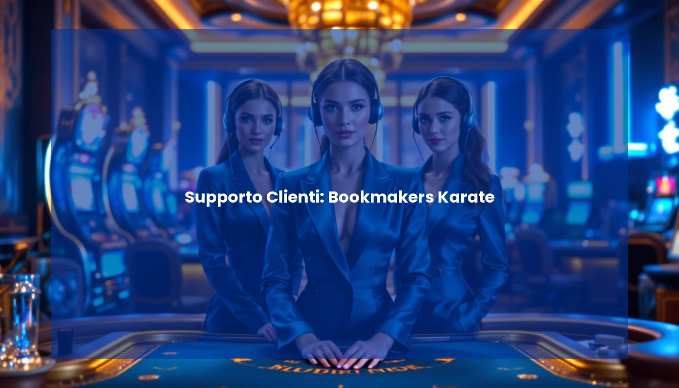 Supporto Clienti: Bookmakers Karate