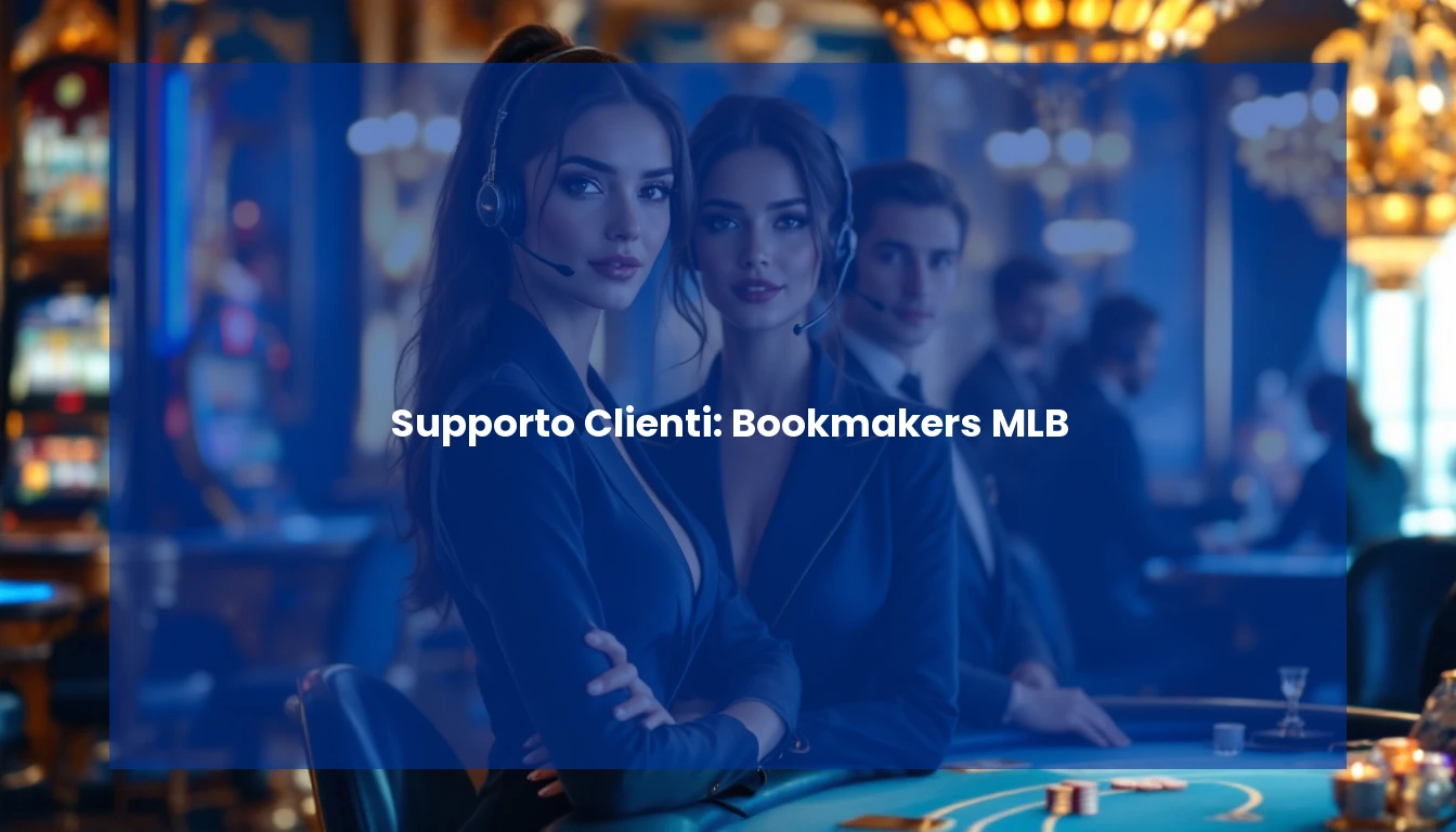 Supporto Clienti: Bookmakers MLB